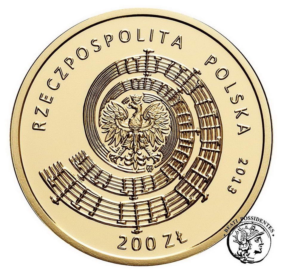 Polska III RP Witold Lutosławski 200 złotych 2013 st. L
